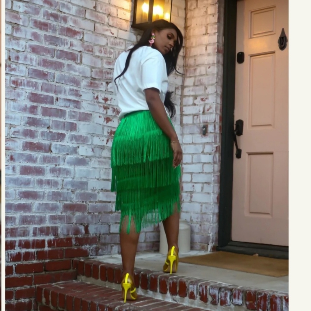 Fringe  skirt